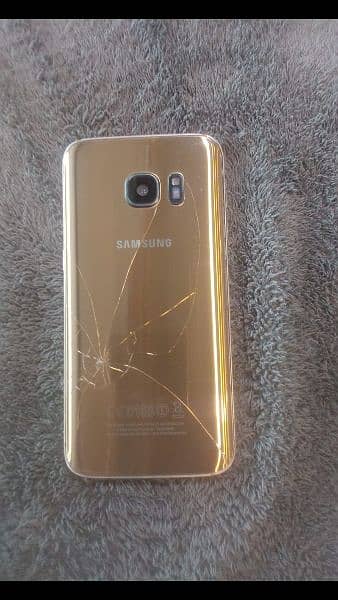 samsung S7#pta aprroved#back glass brake# panel perfect 1