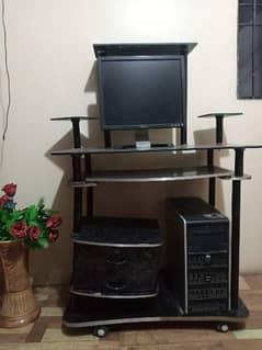 computer with trolly