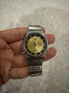 Sieko 5 Automatic Watch Golden (Original)