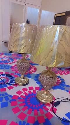 New Side Table Lamps one pair For Sale