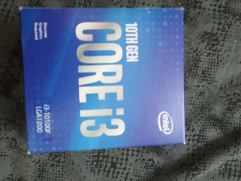 I3-10100F Processor With Box 0