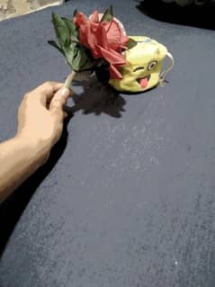 it's was artificial flower and dice