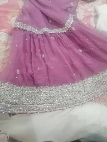 beautiful lehnga hand work with matching set and bangles 2