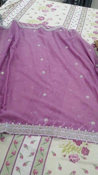 beautiful lehnga hand work with matching set and bangles 6