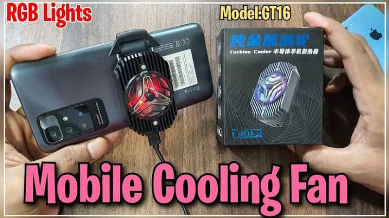 Mobile Cooler GT16 Turbo Cooling fan 1