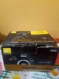 Nikon DSLR camera D3400 with 18-55mm kit lens