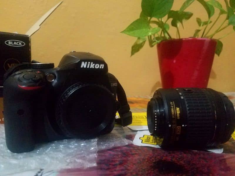 Nikon DSLR camera D3400 with 18-55mm kit lens 1