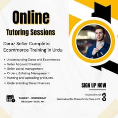 Physical Classes Daraz Seller Complete Ecommerce Training in Urdu