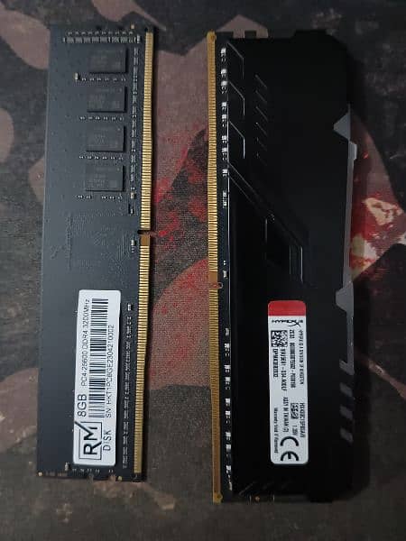 16GB DDR4 3200MHZ rams 8x2 0