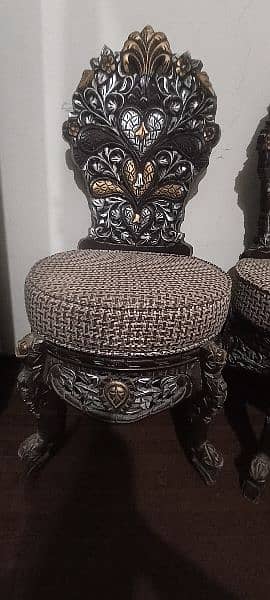 Chinioti Coffee Chairs set with table 2