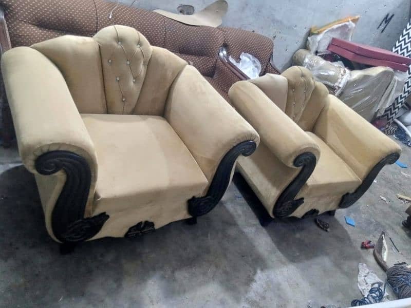 Brand new sofa set . . market price 65000 after discount 50000 final 2