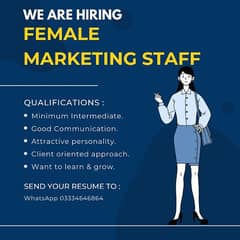 Female Marketing Office Required