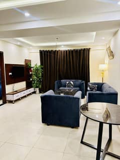 Two beds luxury apartment for rent on daily basis in bahria lahoe