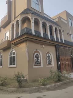 3.5 Marla brand new corner Spanish design house is available for rent in Rehman garden housing scheme phase 4 canal road near jallo Park Lahore 0