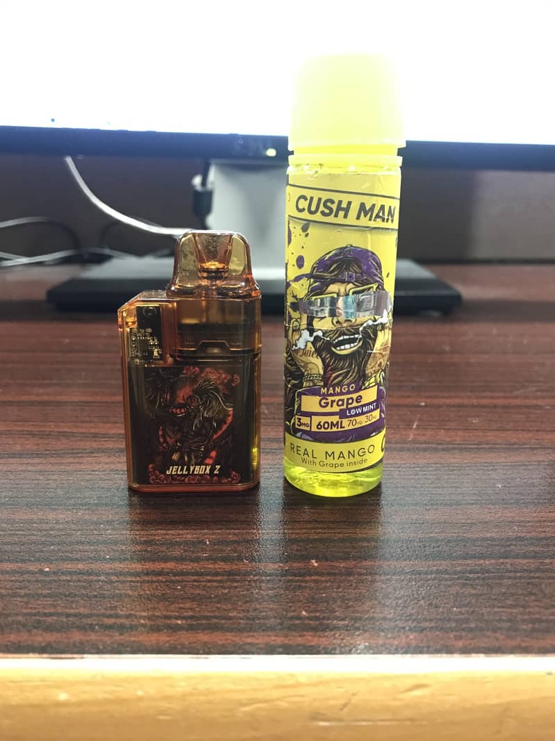 Rincoe Jellybox Z Pod/Vape With Cush Man Mango Flavour 0