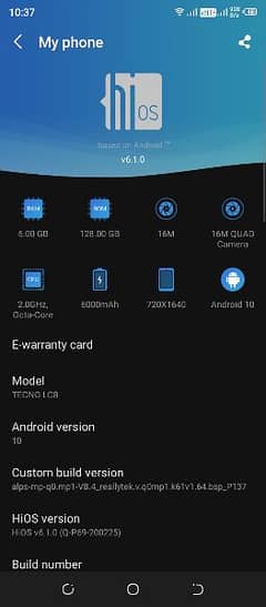 tecno povier 4 pro 6/128ram   exchange possible