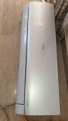 one ton DC inverter indoor haier company. condition 10/10