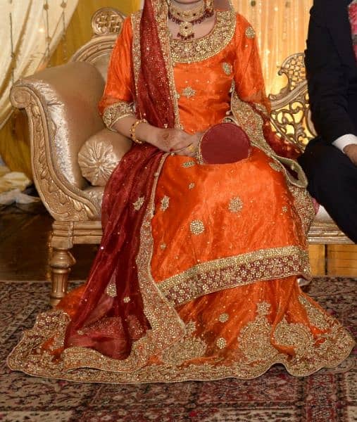 Bridal (Mehndi) Heavy Lehnga & Long Shirt 0