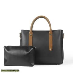 London bag-dsha set of 2 beg black
