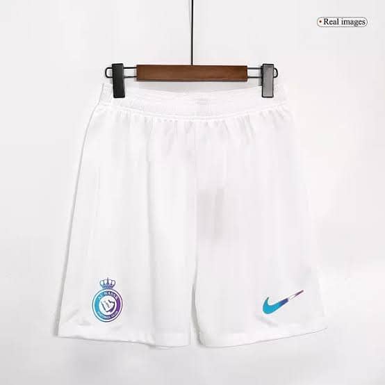 Al nassr White Ronaldo Club Shirt & Short 5