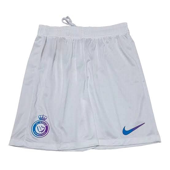 Al nassr White Ronaldo Club Shirt & Short 6