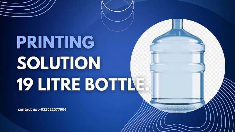 Printing solutions. and bottles sales 1