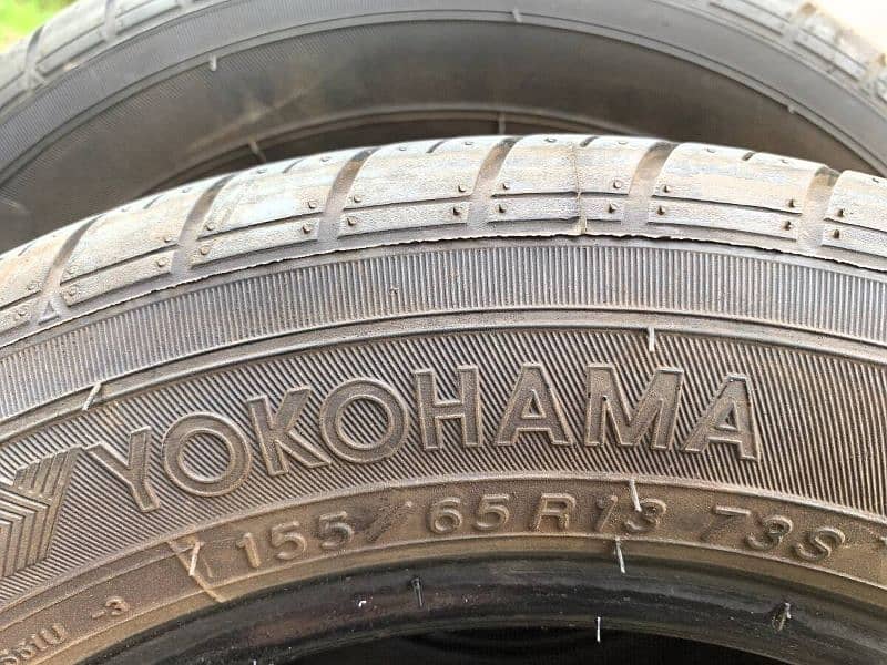 4Tyres 155/65/R/13 Yokohama Japan Brand New 7