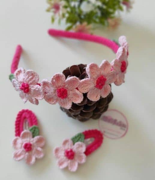 crochet hair accessories 2