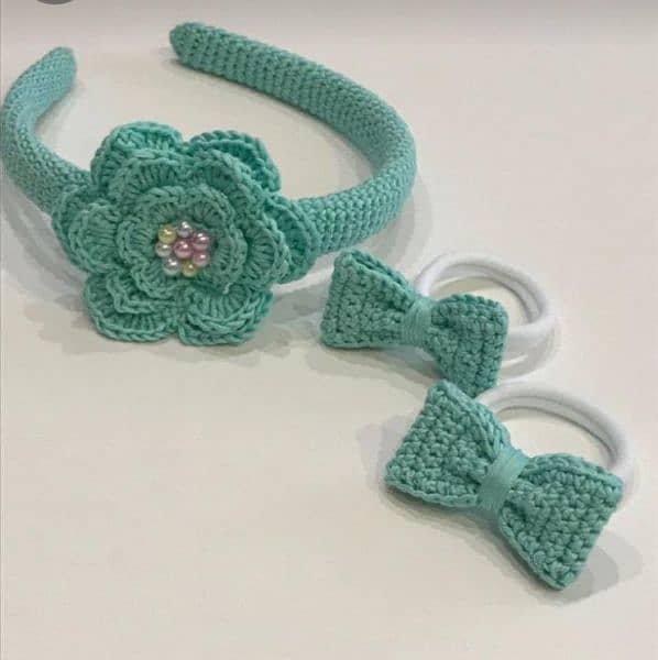 crochet hair accessories 3