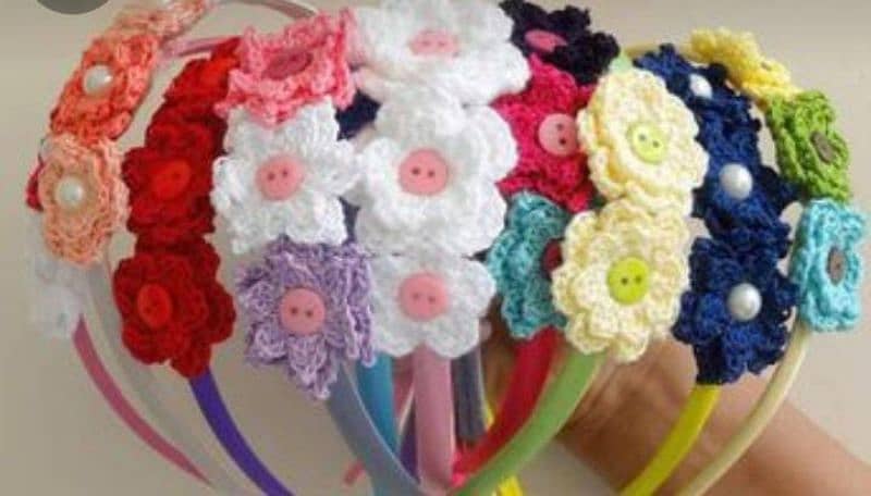 crochet hair accessories 7