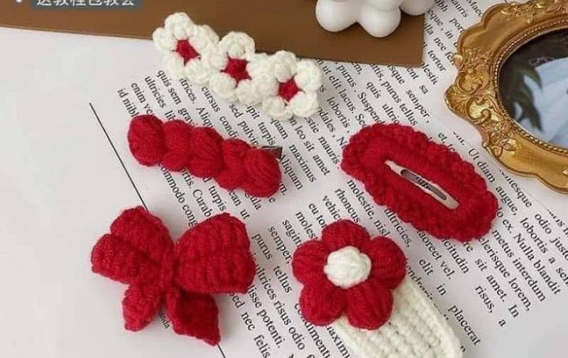 crochet hair accessories 13