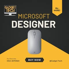 Microsoft Designer Slim Bluetooth Mouse Like Apple Magic 1 2 Grey Mac