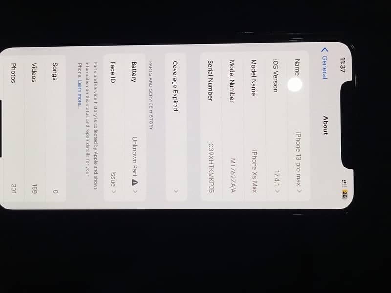 iPhone XS Max convert in 13 pro max pta approved 9