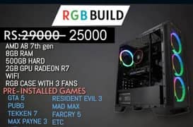 AMD A8 7TH GEN GAMING PC
