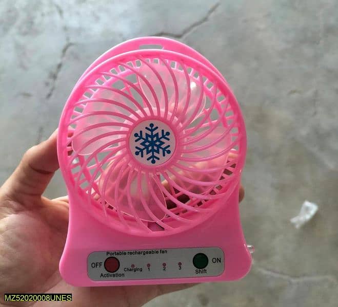 Mini Rechargable Portable Fan 1