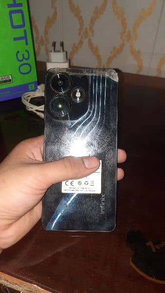 infinix hot 30 just like new urgent sale   4 months warranty 6