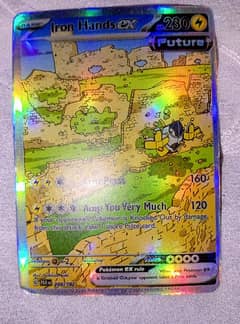 Pokemon iron hands ex card