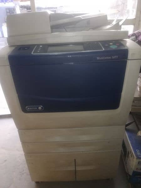xerox 5855 photocopy machine 0