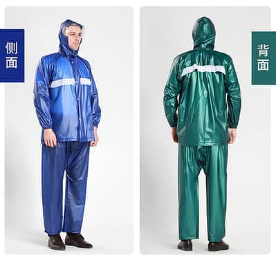 Rain Suit, PVC Rain Coat + Trouser Barsati 100% WATER PROOF IMPORTED. 5