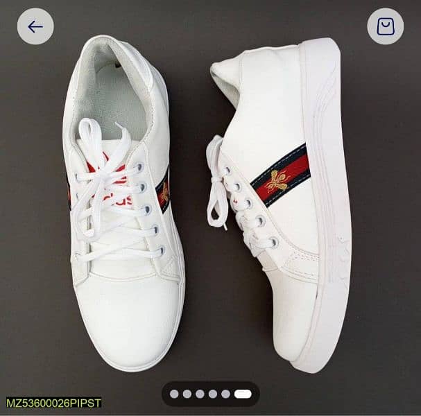 Product Name*: Men's Sports Shoes, White 1