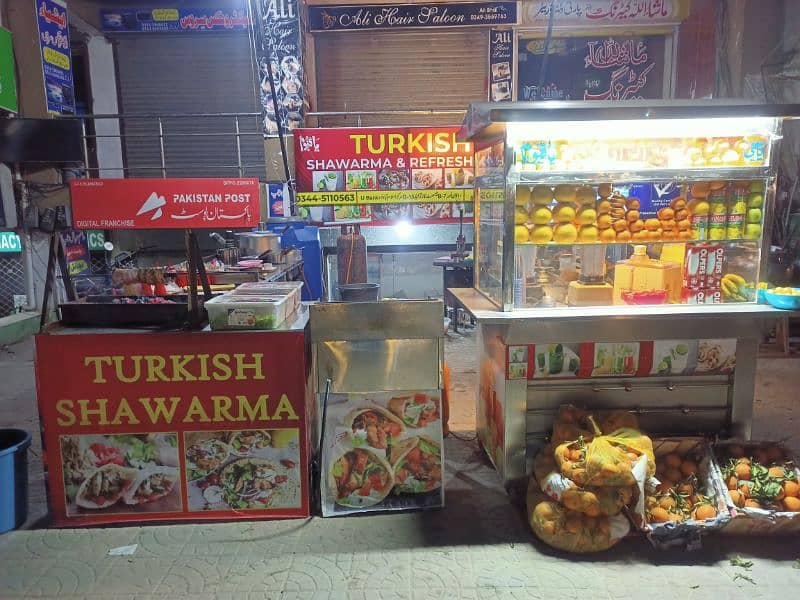 G-15 Turkish shawarma and Refreshment running setup for sale 3