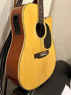 Best sounding Guitar Jumbo size (Rose Wood) Semi acoustic