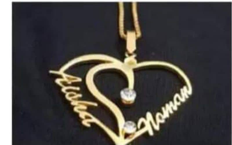 customised Gold Plated Necklace 12