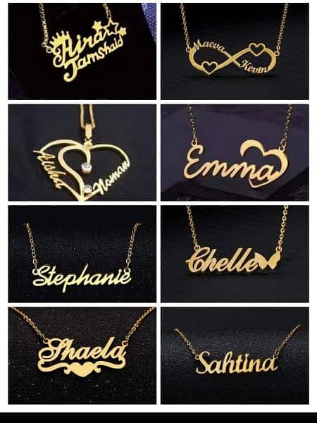 customised Gold Plated Necklace 13