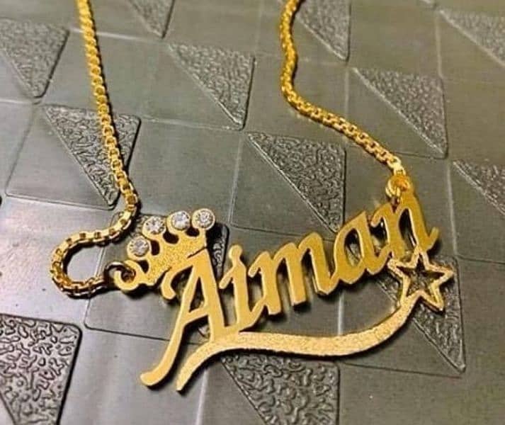 customised Gold Plated Necklace 15