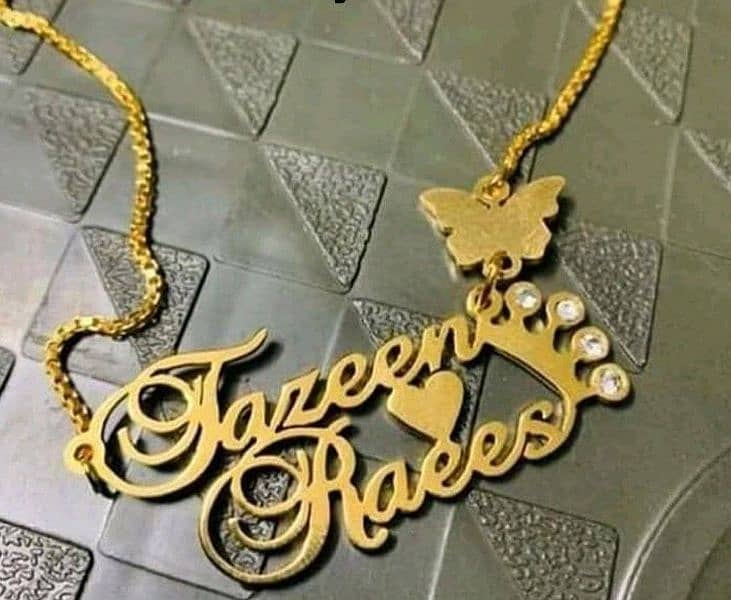 customised Gold Plated Necklace 16