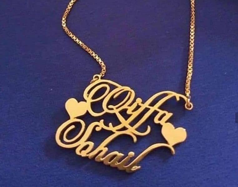 customised Gold Plated Necklace 17