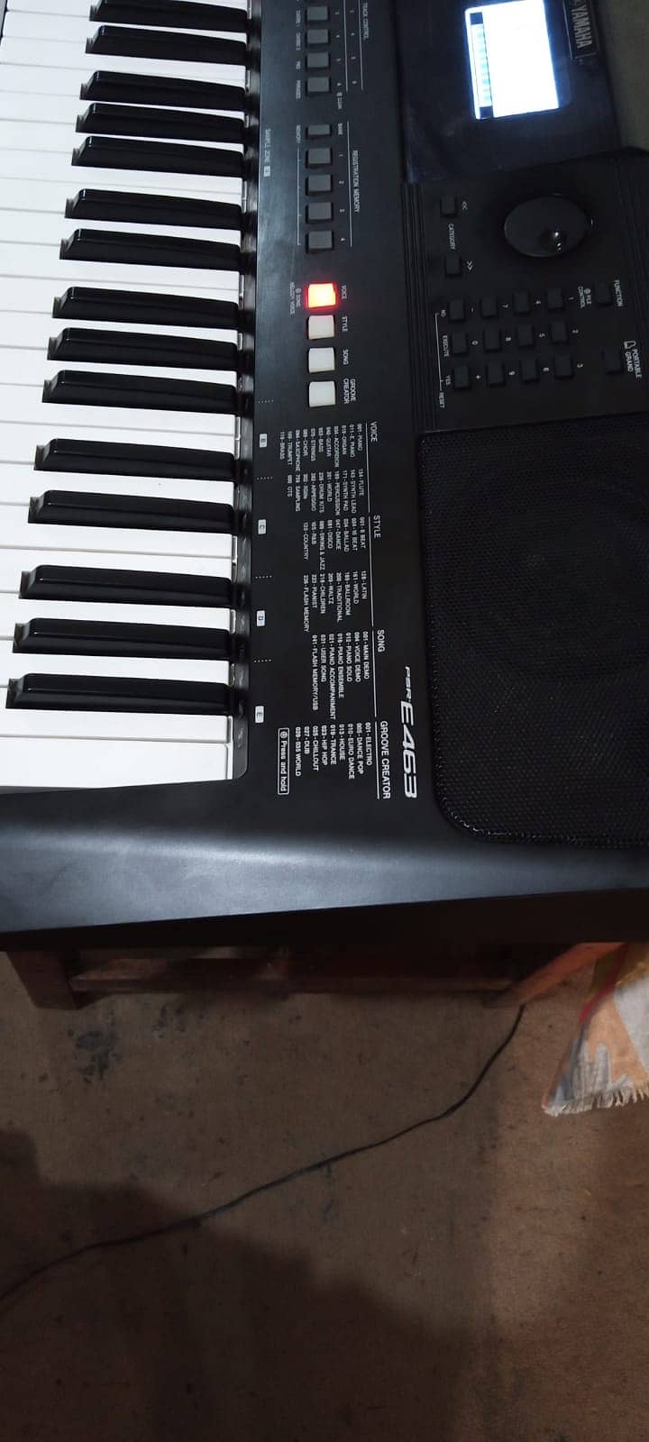 Yamaha PSR E463 Professional Yamaha Keyboard Roland Casio Korg 3