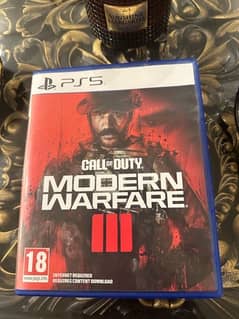 Call of duty modern ware fare 3 PS5 game latest edition !