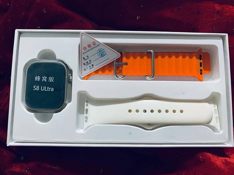 S8 Ultra 4g Smart Watch with box orignal condition 1